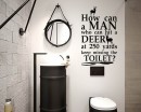 How Can a Man Hit a Deer at 250 yards Keep Missing Toilet